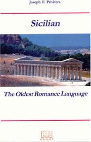 Cover of: Sicilian: the oldest Romance language
