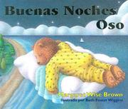 Cover of: Buenas noches oso