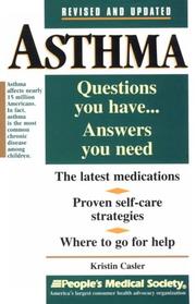 Cover of: Asthma by Kristin Casler