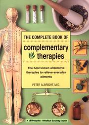 Cover of: The complete book of complementary therapies by Peter Albright