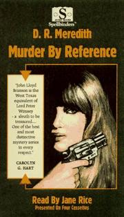 Cover of: Murder by Reference