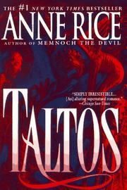 Cover of: Taltos: lives of the Mayfair witches
