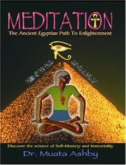 Cover of: Meditation The Ancient Egyptian Path to Enlightenment
