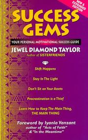 Cover of: Success Gems: Your Personal Motivational Success Guide