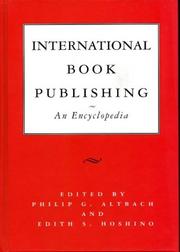 Cover of: International Book Publishing: An Encyclopedia