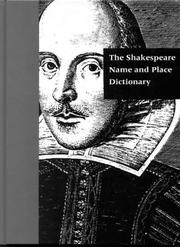 The Shakespeare name and place dictionary