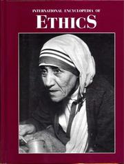 Cover of: International Encyclopedia of Ethics