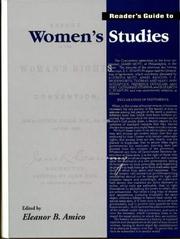 Cover of: Reader's guide to women's studies by editor, Eleanor B. Amico.