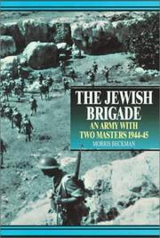 The Jewish Brigade by Morris Beckman