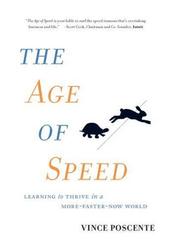 Cover of: The Age of Speed by Vince Poscente