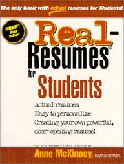 Cover of: Real-Resumes for Students (Real-Resumes Series)