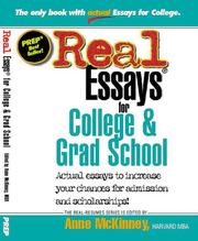 Cover of: Real Essays for College and Grad School (Real-Resumes Series) (Real-Resumes Series)