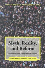 Myth, reality, and reform : higher education in Latin America