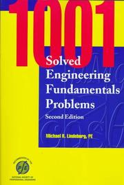 1001 solved engineering fundamentals problems by Michael R. Lindeburg