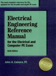 Cover of: Electrical Engineering Reference Manual for the Electrical and Computer PE Exam