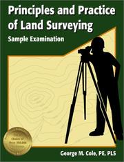 Cover of: Principles and Practice of Land Surveying Sample Examination