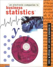 Cover of: An Electronic Companion to Business Statistics (Electronic Companion)