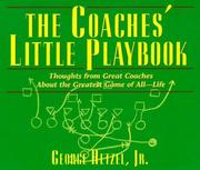 Cover of: The coaches' little playbook by [compiled by] George Hetzel, Jr.