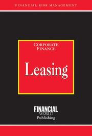 Cover of: Leasing: Corporate Finance (Risk Management Series)