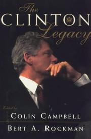 Cover of: The Clinton legacy