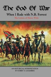 Cover of: The God of War (Journal of Confederate History Series) | Robert, S Chambers