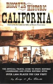 Cover of: Discover historic California by Roberts, George