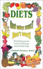 Cover of: Diets And Why Most Don't Work