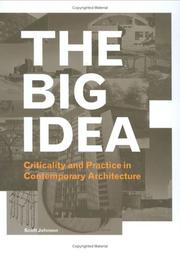 Cover of: The Big Idea: Criticality and Practice in Contemporary Architecture