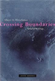 Crossing boundaries : selected writings