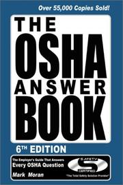 Cover of: The OSHA Answer Book by Mark Moran