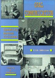 Cover of: Oral communication by Larry A. Samovar