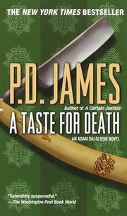 Cover of: A Taste for Death