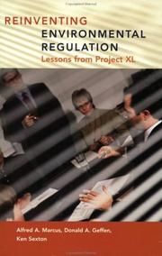 Reinventing environmental regulation : lessons from Project XL