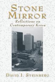 Cover of: Stone mirror: reflections on contemporary Korea