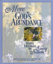 Cover of: More God's abundance by edited by Kathy Collard Miller.