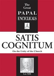Cover of: Satis Cognitum: Encyclical on the Unity of the Church