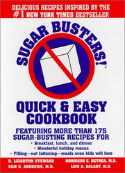 Sugar busters! by H. Leighton Steward, Morrison Md Bethea, Sam Md Andrews, Luis Md Balart
