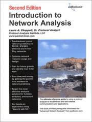 Cover of: Introduction to Network Analysis