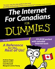 Cover of: The Internet for Canadians for Dummies by Andrew Dagys, John R. Levine, Carol Baroudi, Margaret Levine Young, Margaret Levine Young
