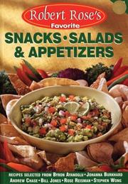 Cover of: Snacks, Salads and Appetizers (Robert Rose's Favorite)