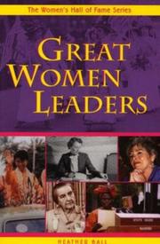 Cover of: Great Women Leaders (Women's Hall of Fame Series)