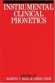 Instrumental clinical phonetics