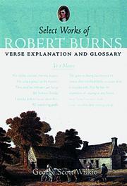 Select works of Robert Burns : verse, explanation and glossary