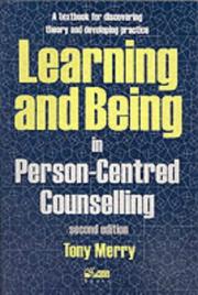 Learning and being in person centred counselling