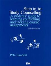 Cover of: Step in to Study Counselling (Steps in Counselling)