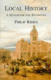 Local history : a handbook for beginners