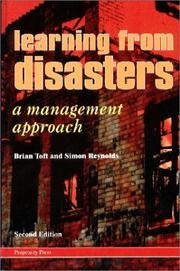 Cover of: Learning from Disasters: A Management Approach