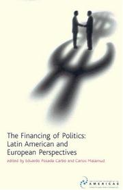 The financing of politics : Latin America and European perspectives