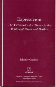 Expressivism : the vicissitudes of a theory in the writing of Proust and Barthes