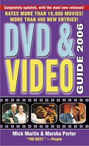 Cover of: DVD & Video Guide 2006 (Video and DVD Guide)